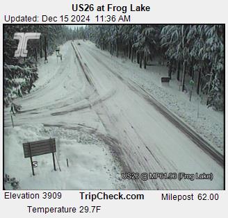 Traffic Cam US 26 at Frog Lake